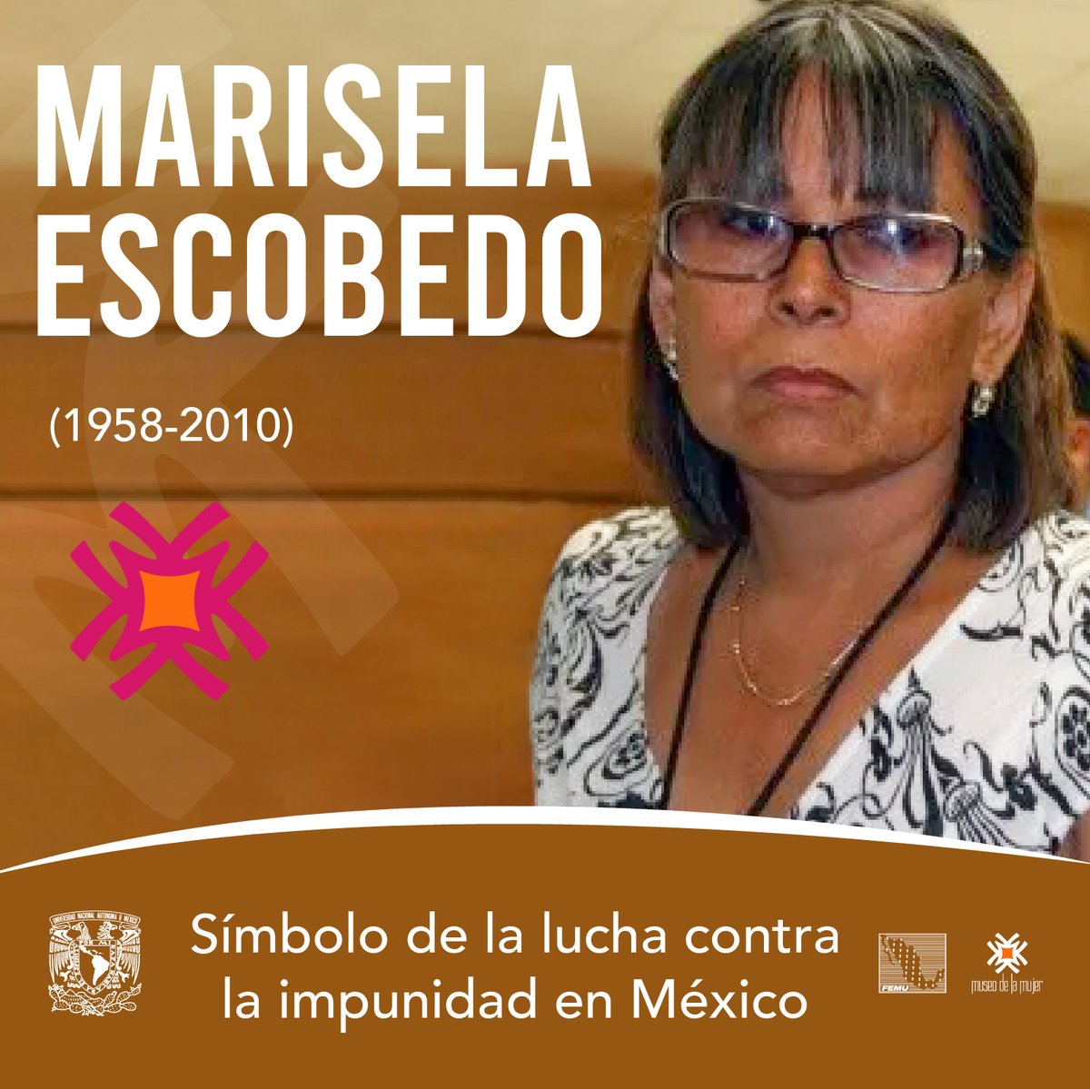 museodelamujer's tweet photo. 16 de diciembre de 2010. México 🇲🇽 Fue asesinada la activista Marisela Escobedo (1958-2010). Tras el feminicidio de su hija, Rubí Marisol Frayre, en 2008, abandonó su profesión como enfermera para exigir a las autoridades esclarecer el caso y detener a su pareja sentimental. https://t.co/GfUFEnm7vn
