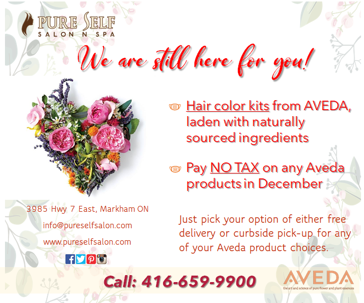 MarkhamSalon's tweet photo. Let's keep the light shining brightly ❤

Customized hair color kits just for you! All instructions included. 

Pay NO TAX on your favourite Aveda products

#haircolorkits #avedaproducts #veganproducts  #markhamspa #diyhairkits #freedelivery #pureselfsalon #taxfreeshopping https://t.co/l9A6EF58Da