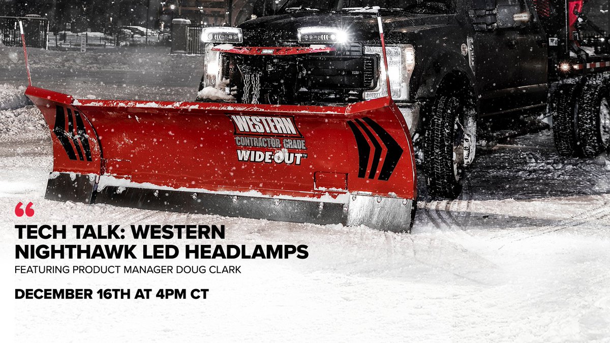 We're less than ten minutes away from our Tech Talk covering WESTERN LED Headlamps featuring Product Manager, Doug Clark! 

Head on over. 👉 youtu.be/-cVupcap2JE