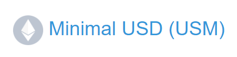 Say hello to... "baby USM"! Deployed today, baby USM is a temporary (1-month), capped-supply, but *real-money* version of the USM stablecoin/contract.