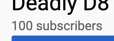 macarthur_dd8's tweet photo. my boss told me that we hit 100 sub-scribes today!  sounds like the commune must have a lot of writing to do.  to celebrate, i'm going to try out some of those hashtags i've heard so much about.  

#pathfinder #pf2  #Groetus #EndTimesProphecy #AllHail #dd8 https://t.co/ucdXssCtIx