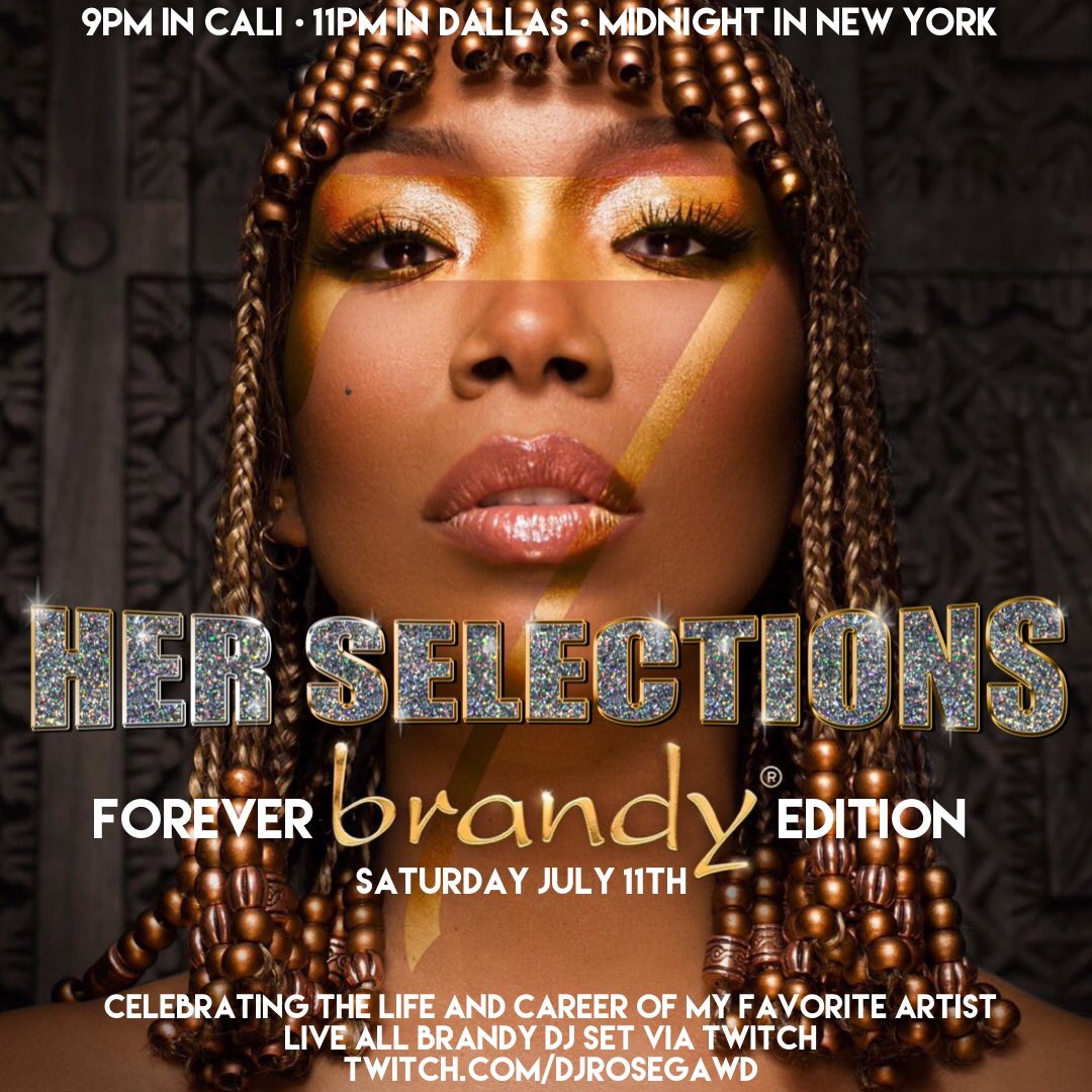 My first theme is the one and only Brandy! She announces her album release and I’m like omg I can revisit her whole catalog before it drops and give away a vinyl! I reach out to some fan sites because i need to reach out to other Brandy fans for this and one reaches back!