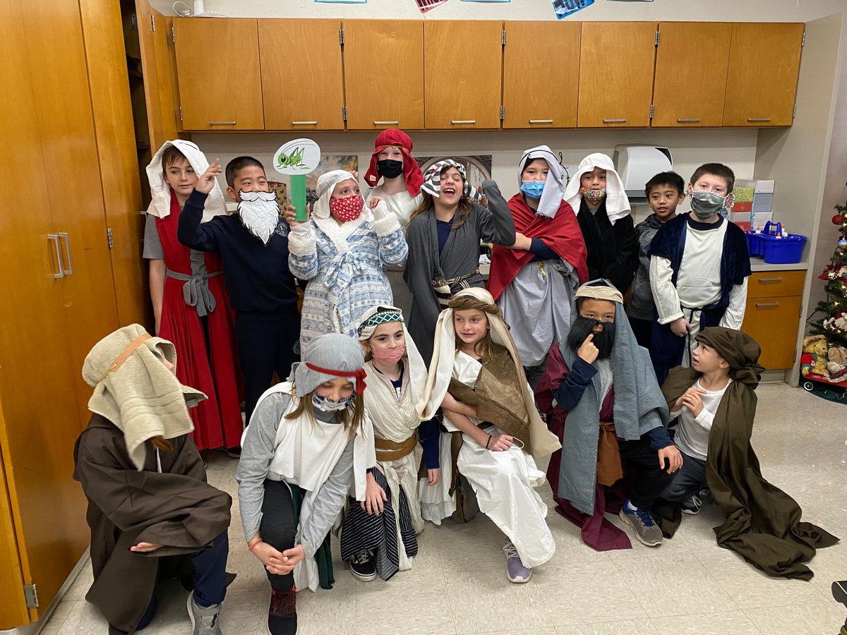 CoventryChrist's tweet photo. "Prophets of God" Day in Third Grade!  The students did an excellent job presenting clues they had researched about their prophet in front of the class. https://t.co/UQjP1VD8M0