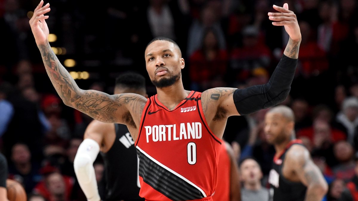 Buckets NBA Power Rankings 
Number 6: Portland Trailblazers 
MVP: Damian Lillard 
Primary bucket generator: Dame
Primary defensive anchor: Roco
X-factor: Jusuf Nurkic https://t.co/0y4ORsHQ5I