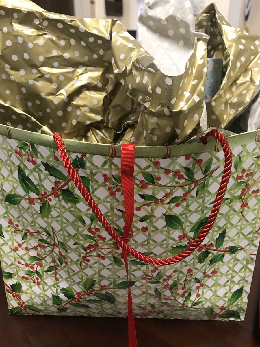 Now, I should wait to send a picture of what’s in this bag... because as if I could be less capable than getting a gingerbread roof on, now I’m going to try making a snow globe! Stay tuned 😆 #grateful for kindness