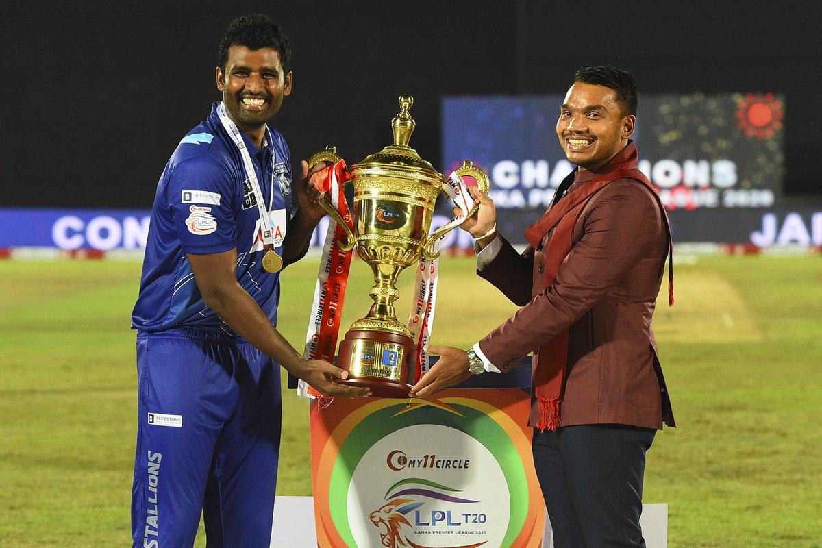 cric_burners's tweet photo. Jaffna Stallions | Champions of The Lanka Premier League 2020 🏆️
#LPL2020 #එක්වජයගමූ #wintogether #JSvGG #ஒன்றாகவெல்வோம் #LPL2020Final #JaffnaStallions #lplchampions #BBL10 #SriLanka #cricburners https://t.co/DpTuvo3yqC