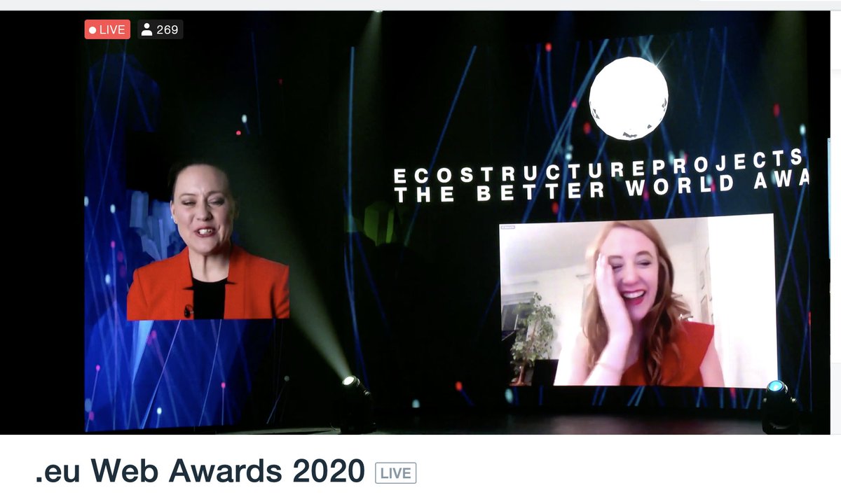 catching_waves's tweet image. And they're on a roll ....congratulations to @ecostructure_ and the team of @amydoz @KathKopke and @Cianjo_AA winner of the better world award 🌎🌍 #happydays #MaREI #EUWA20