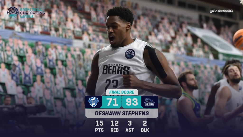 VI TAGER VORES FØRSTE SEJR I DETTE ÅRS CHAMPIONS LEAGUE!!
Fantastisk indsats af gutterne 🔥💪🏼
#bearslive | #basketballcl