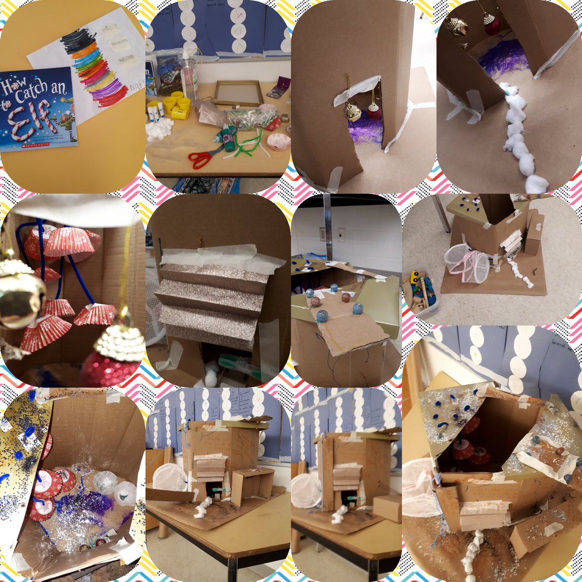 recebriscoe's tweet photo. Read a book, make a plan, gather the materials needed then, as a team,collaborate and make an amazing Elf trap. Hope we catch an Elf!! @SCDSBey @SCDSB_Schools @cookstowncps @PentneyRoberta #howtocatchanelf https://t.co/83LfpfxyLa