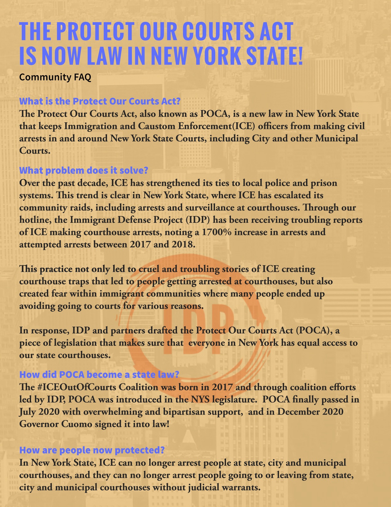 Immigration Raids - Immigrant Defense Project