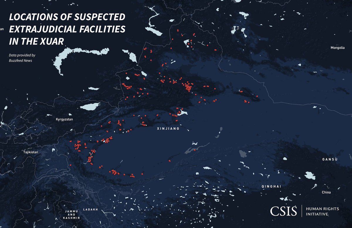 Forced labor is a key component in the government’s efforts to “re-educate” Muslim minorities by reforming their minds and breaking their cultural and religious ties. 1/2