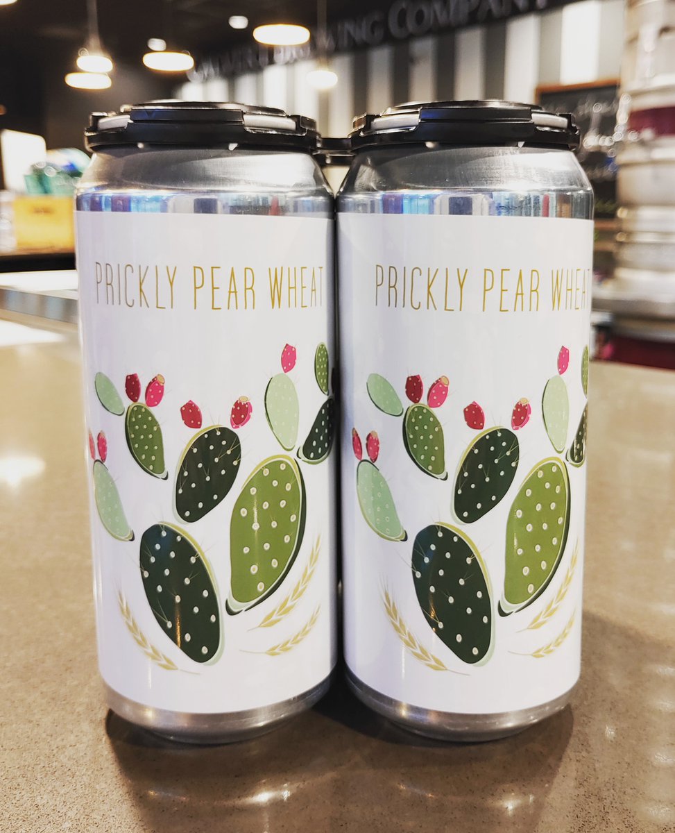 As promised, a new release available immediately in cans and on tap on the taproom! Prickly Pear Wheat Ale brewed with local cactus prickly pear, a little sweet with notes reminiscent of strawberry. At nice easy 5.2%, this will for sure appeal to your inner wheat ale lover.