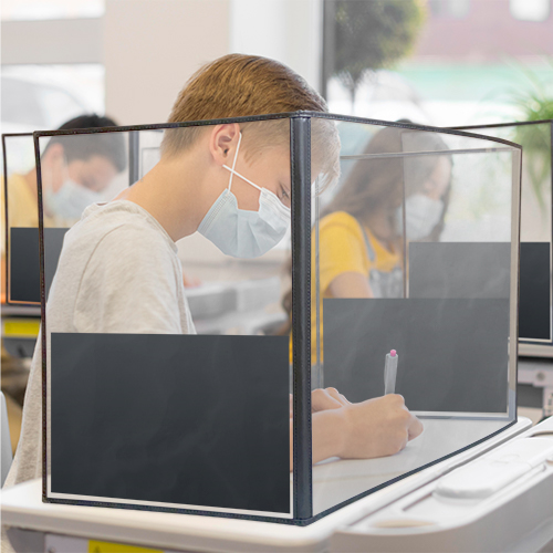 mastersofmenus's tweet image. An alternative to the plexiglass PPE shield, Menu Masters’ tabletop shield helps deter the spread of the virus in schools &amp;amp; senior care facilities across U.S. — less than 1/3 of the cost, easy to clean, portable, folds for easy storage and made in America. tinyurl.com/yaeesqhb