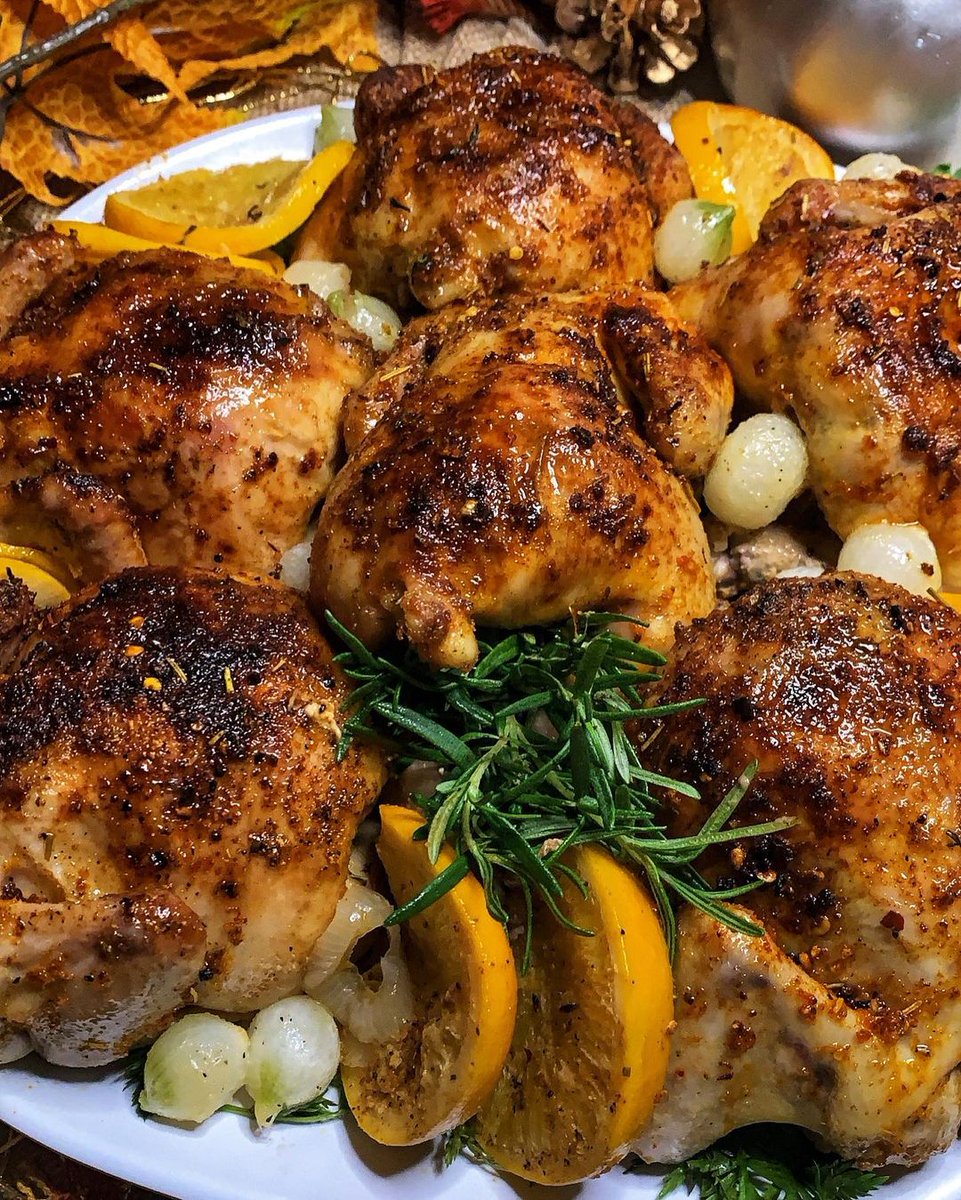 Skip the big ham or turkey this year and try delicious orange &amp; herb cornish hens! (📷 IG &amp; recipe: thehouseshoehostess)