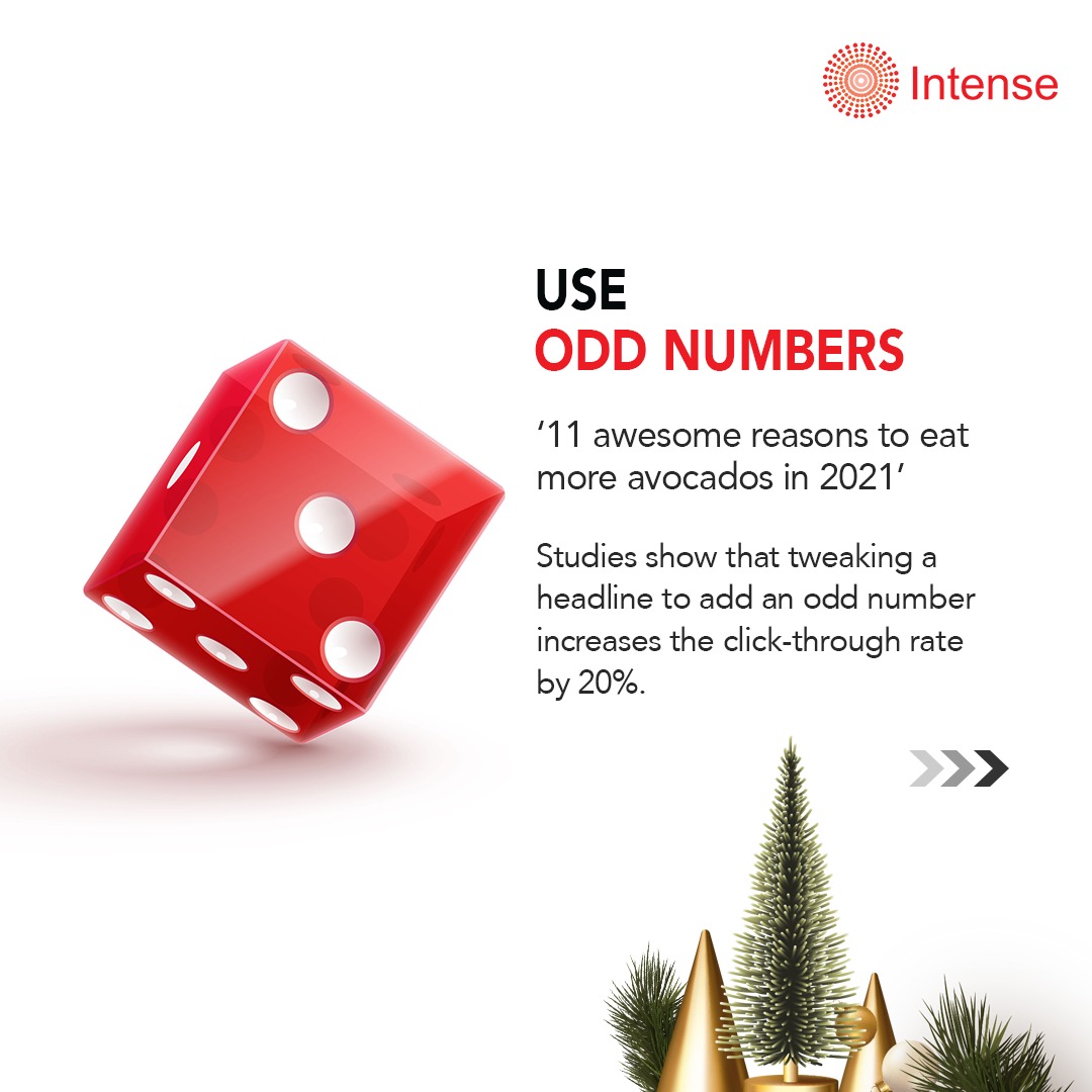 intenseNG's tweet photo. ... these headline tips are sure to get your brand content pass all the lovely festive clutter, right to your target!
#intense #intensedigital #mediaagency #digitalmarketing #headline #headlinestrategy #headlines https://t.co/iRXsMrp4vv