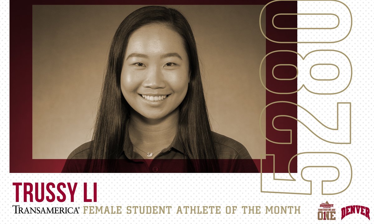 DU_Pioneers's tweet photo. .@UofDenver Athletics and Transamerica are recognizing @DU_WGolf's Trussy Li and @DU_MSoccer's Ethan Ash as the December student-athletes of the month for their academic and athletic achievements. Congratulations!

#PioneerTogether https://t.co/aGE5jsPTan