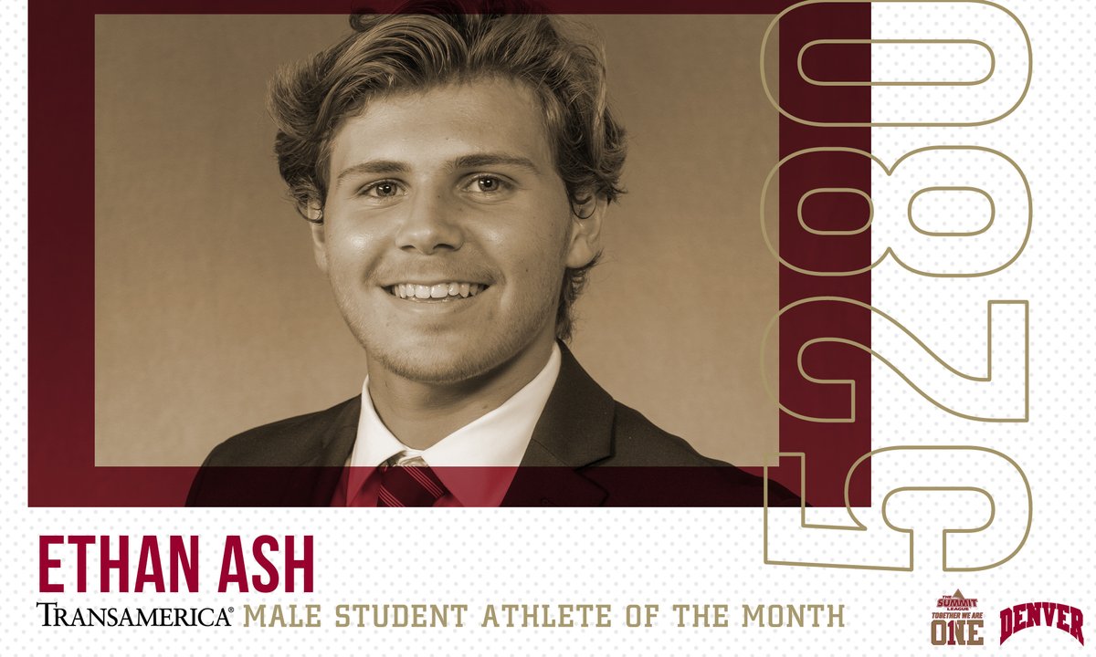 DU_Pioneers's tweet photo. .@UofDenver Athletics and Transamerica are recognizing @DU_WGolf's Trussy Li and @DU_MSoccer's Ethan Ash as the December student-athletes of the month for their academic and athletic achievements. Congratulations!

#PioneerTogether https://t.co/aGE5jsPTan