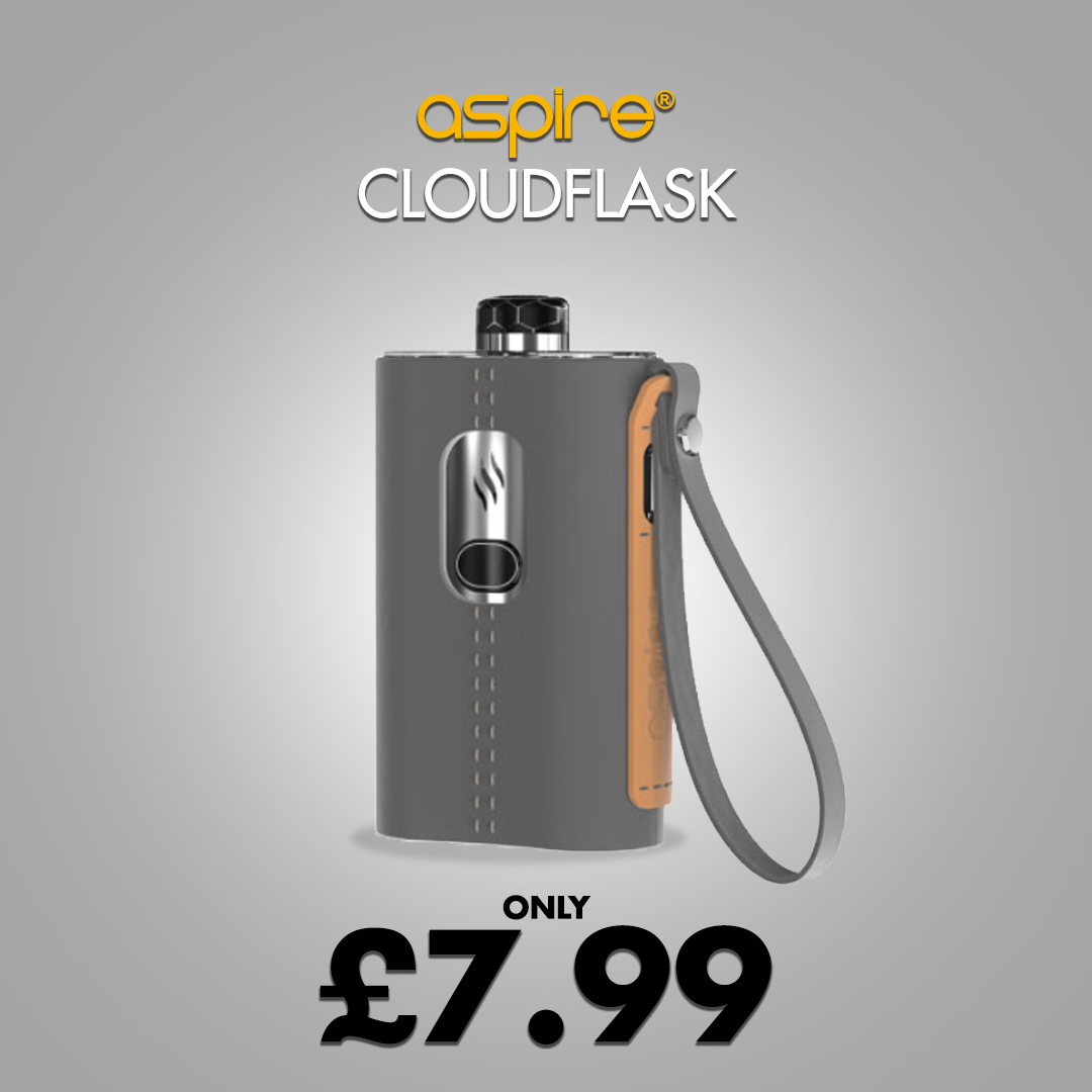 UkFlawless's tweet photo. GET THE ASPIRE CLOUDFLASK, PLUS 5 FREE E-LIQUIDS FOR ONLY £7.99!! The perfect gift for any vape enthusiast this Christmas🎄

Shop now:
https://t.co/hqw12F1i94 https://t.co/Ropll95kFi