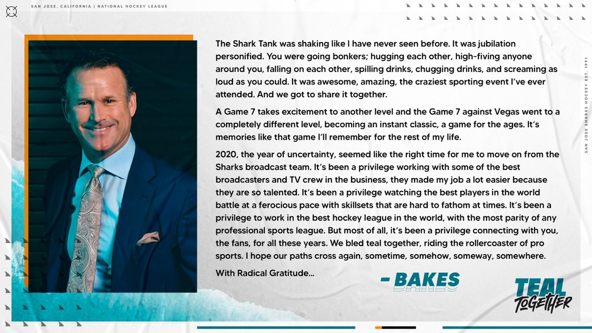 Statement from Jamie Baker.