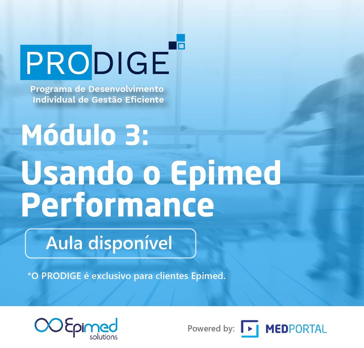 O módulo 3 do PRODIGE já está disponível!
Confira a nova aula Usando o Epimed Performance.
#epimedsolutions #epimedmonitor #prodige