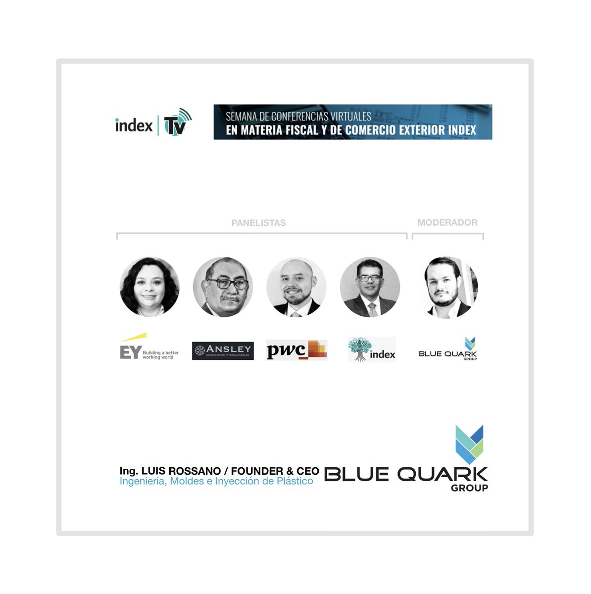 LuigiRossano's tweet photo. Entren a las 12:00 a escuchar a estos cracks del #TMEC, tendré el honor de moderar el panel
@EYnews + @PwC_Mexico + @index_nacional + @ANSLEY_Mx + #BlueQuark @RPC_MEX
👉 Ingresa en: https://t.co/BRXF3h7Xwv 🙏 @luisaguirrelang https://t.co/FYTFnfLUQS