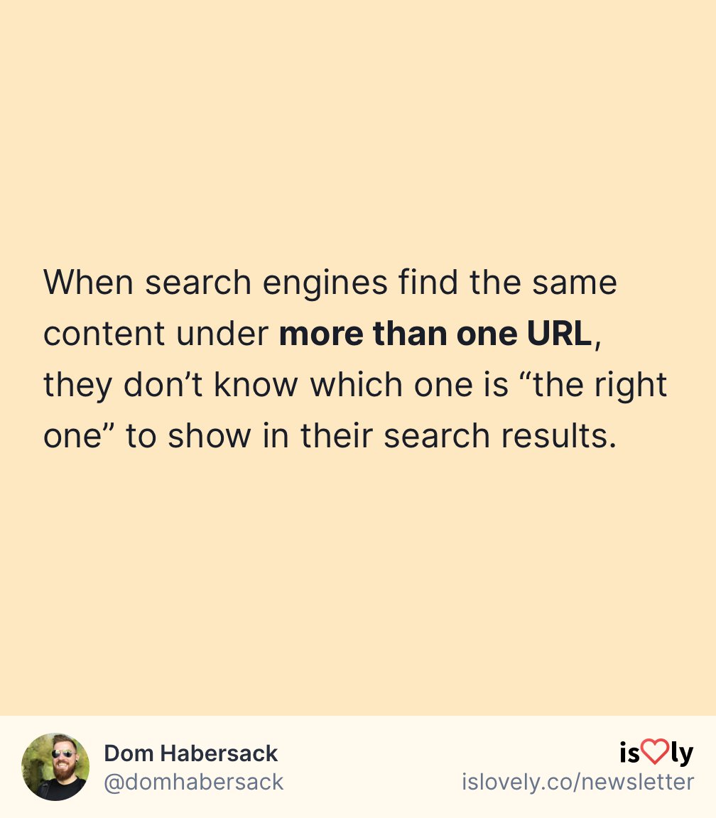 You can post the same article to many different sites. If search engines find the same text under more than one URL, they consider it “duplicate content”.They only show one copy in their search results. Which one they pick is up to them, and it might not be the one we want.
