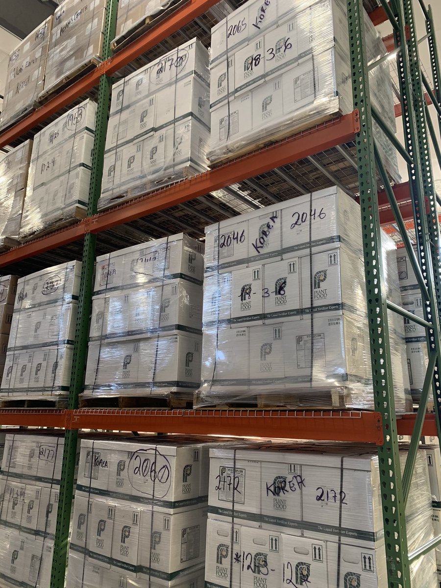 PlantFoodCo's tweet photo. ‘tis the season . . . for exports to ship out! This is one of many containers that will be headed north to @BYTurf in preparation for 2021. Later this week - Korea. #Perfectionists #LetsGrowTogether https://t.co/ldWWlJ20rM