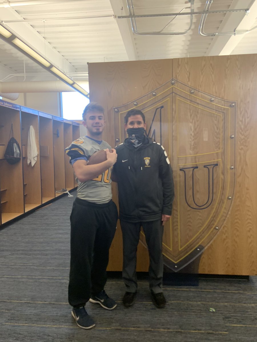 Thankful to receive an offer from Marian University! Thank you to <a href="/coachdavidelson/">David Elson</a> and the rest of the coaching staff for a wonderful opportunity. #GoKnights <a href="/MarianUFootball/">Marian Football</a>