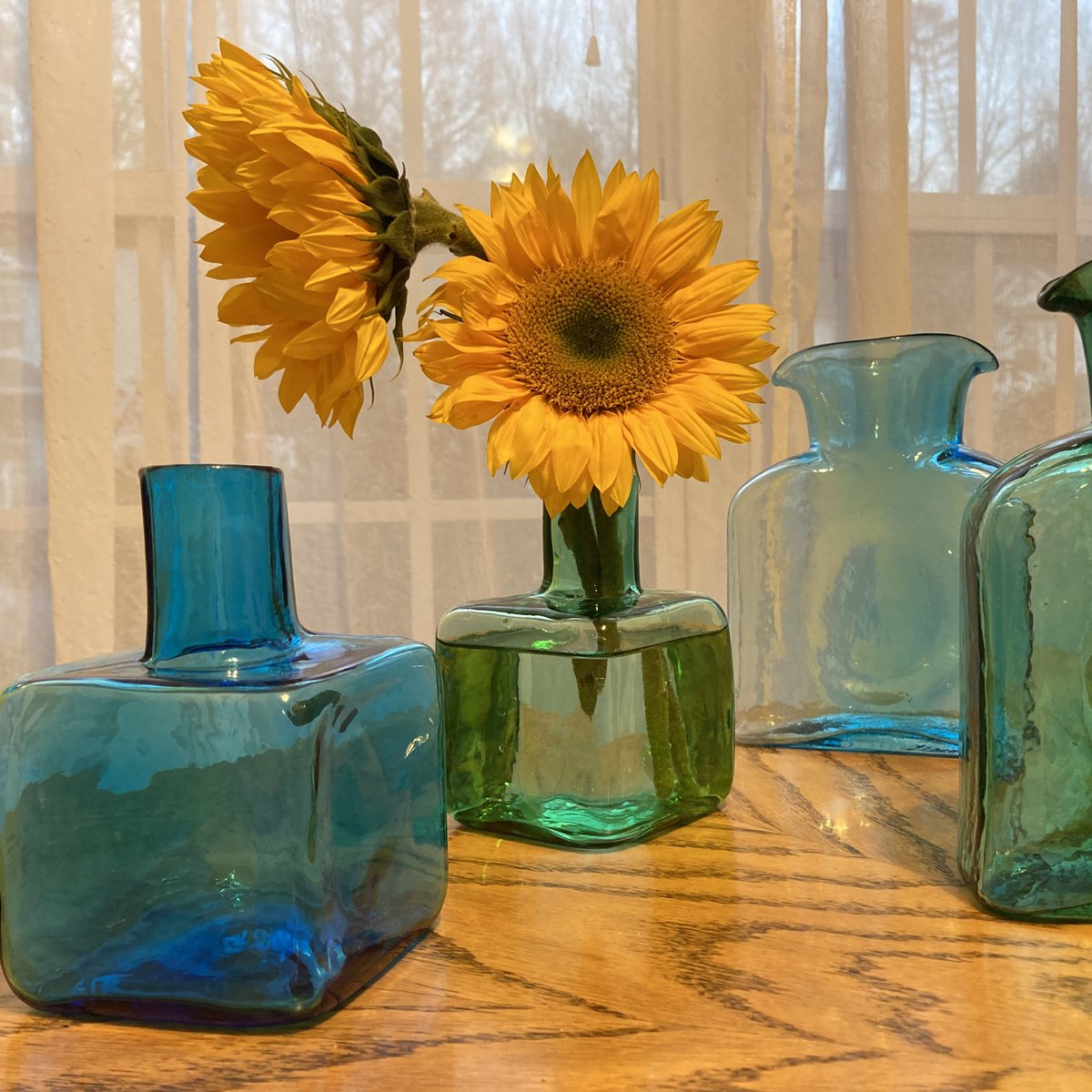 AppalachianBees's tweet photo. We just received some stunning new Blenko Glass Company pieces just in time for the holidays! Order now and receive free shipping on orders over $50. https://t.co/U10RMkai9p #blenko #holidaygifts #giftsthatgive #westvirginia #westvirginiaartisans https://t.co/L7gqFBu6AI