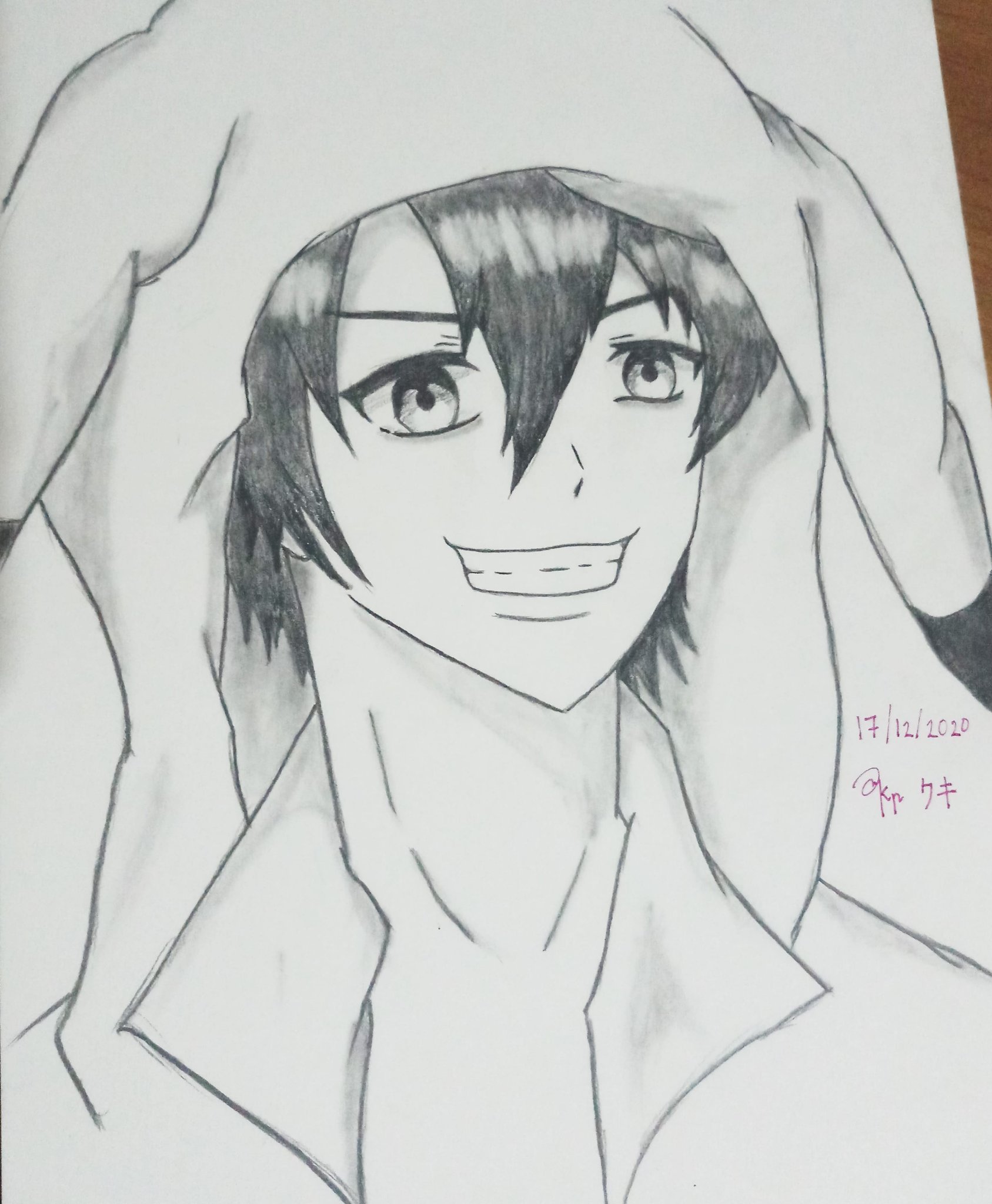 hoodie anime drawing