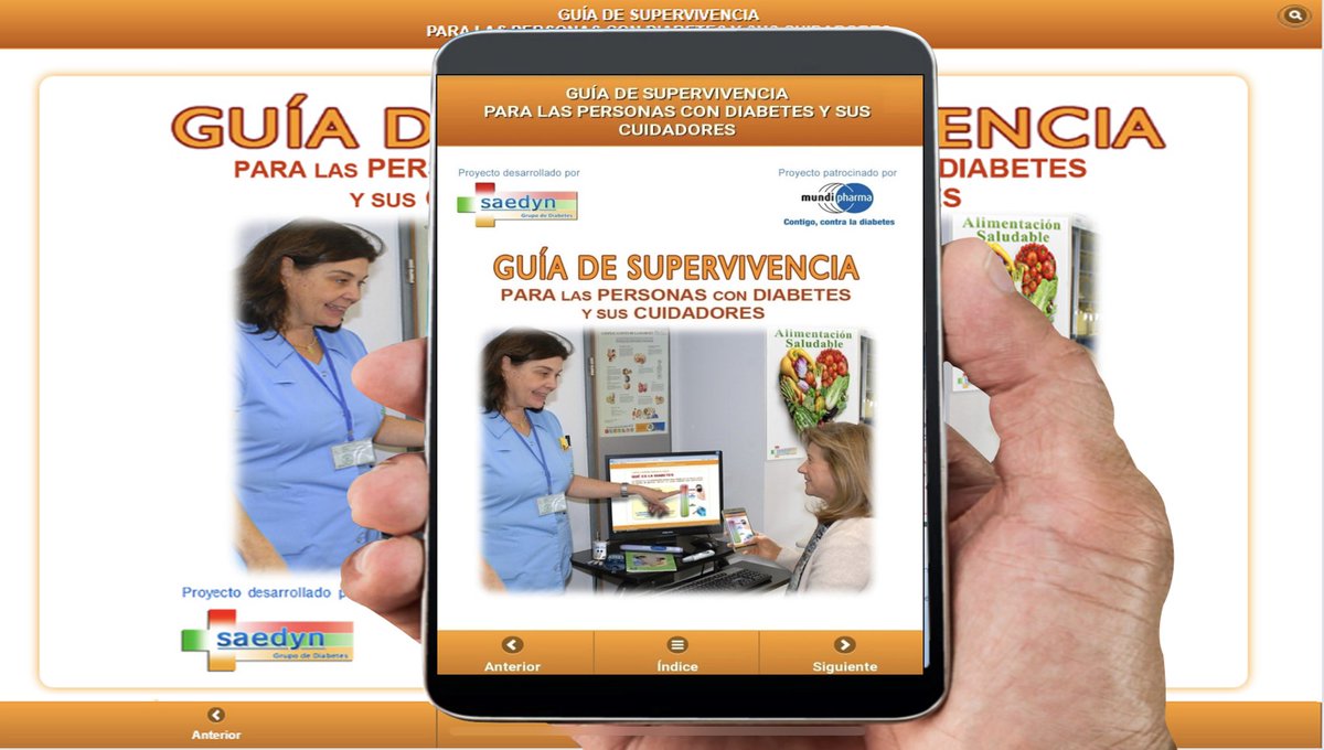 SAEDYN (@saedyn_) on Twitter photo guiapacientes.saedyn.es/guia.html
Guia educacion de supervivencia para personas con diabetes y sus cuidadores
En abierto y gratuitas.
<a href="/SAEDYN_/">SAEDYN</a> <a href="/RafaPalomaresO/">Rafa Palomares</a> <a href="/elendocrino/">Martín López de la Torre</a> <a href="/CristobMorales/">Cristobal Morales</a> guiapacientes.saedyn.es/guia.html
Guia educacion de supervivencia para personas con diabetes y sus cuidadores
En abierto y gratuitas.
<a href="/SAEDYN_/">SAEDYN</a> <a href="/RafaPalomaresO/">Rafa Palomares</a> <a href="/elendocrino/">Martín López de la Torre</a> <a href="/CristobMorales/">Cristobal Morales</a>