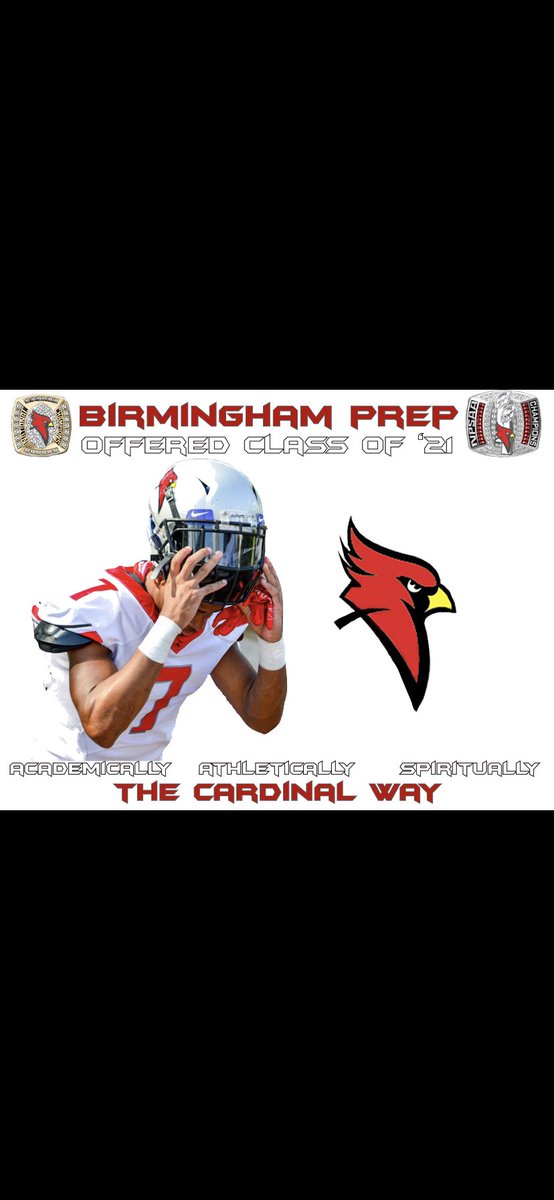 Blessed to receive a offer from Birmingham Prep <a href="/bhamprepcoach19/">Tim Sanders</a> <a href="/coachgross73/">Cody Gross</a> <a href="/DrewNPhillips/">Drew Phillips</a>