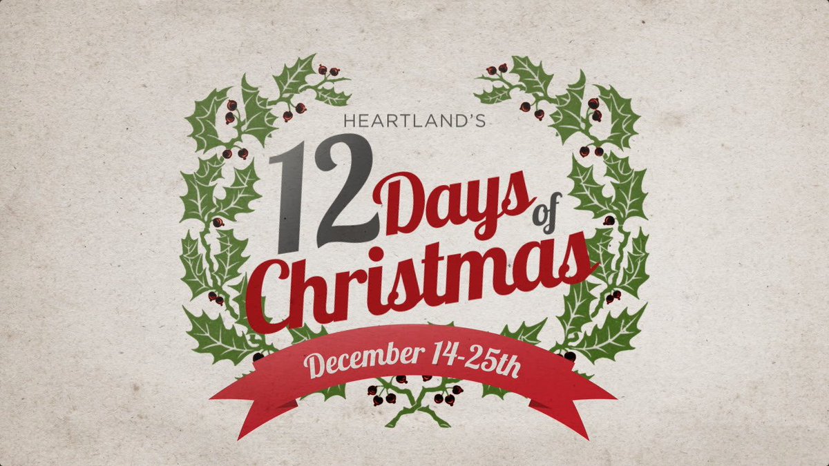 WatchHeartland's tweet photo. Join us for Heartland's #12DaysofChristmas! Tune in through 12/25 as we showcase seasonal videos, holiday specials, and classic Christmas episodes from your favorite shows. #WatchHeartland #TheHeartofCountry #TheHeartofChristmas #countrymusic #Christmasmusic #holidayprogramming https://t.co/eiE8HDKHTc