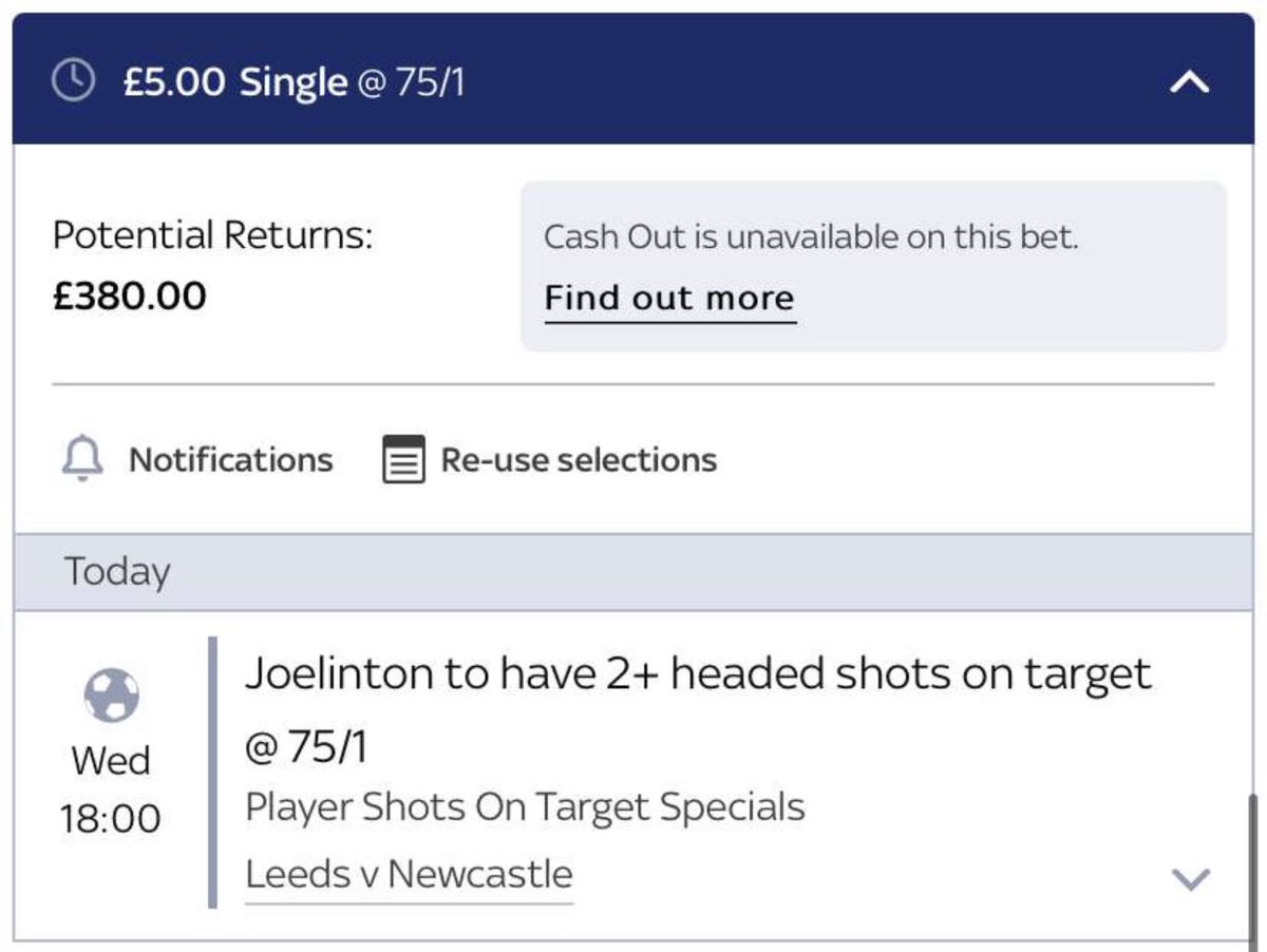 JimmyThePunt's tweet photo. 🏴󠁧󠁢󠁥󠁮󠁧󠁿 #LEENEE 
🇧🇷 Joelinton Headers:

- Score 40/1 @ BF/PP
- SoT 7.5 @ BF/PP
- 2 SoT 76 @ Sky Bet https://t.co/TTzp2URYD7