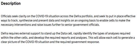 Boston Consulting have also won £2.3m from the Dept for International Trade, ‘ensuring the continued supply of priority critical goods’ £4.5 million from DFID for ‘foreign economic-aid-related services”, work on the UK vaccine task force, and £1.6m from the Cabinet Office.