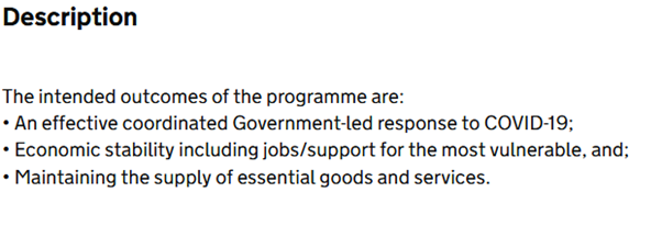 Boston Consulting have also won £2.3m from the Dept for International Trade, ‘ensuring the continued supply of priority critical goods’ £4.5 million from DFID for ‘foreign economic-aid-related services”, work on the UK vaccine task force, and £1.6m from the Cabinet Office.