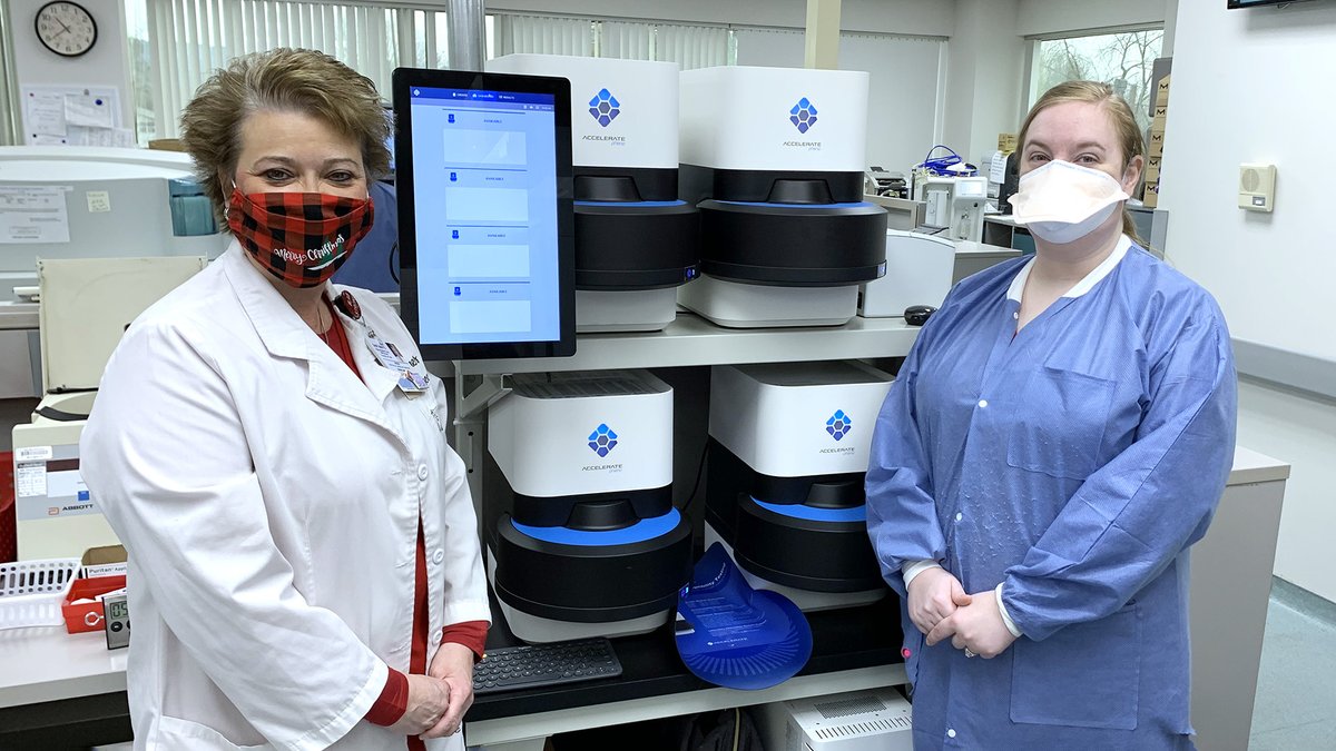 WOW! Even in the midst of a pandemic, the lab at Saint Mary's Regional Health System continues to innovate for patients. Today they went live with Accelerate Pheno system for fast antimicrobial susceptibility testing. Fast results for better outcomes!
#AMR #SaveABX #sepsis