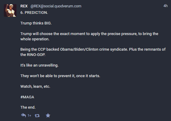 Thread from Rex...Trust  #Trump: 2/2