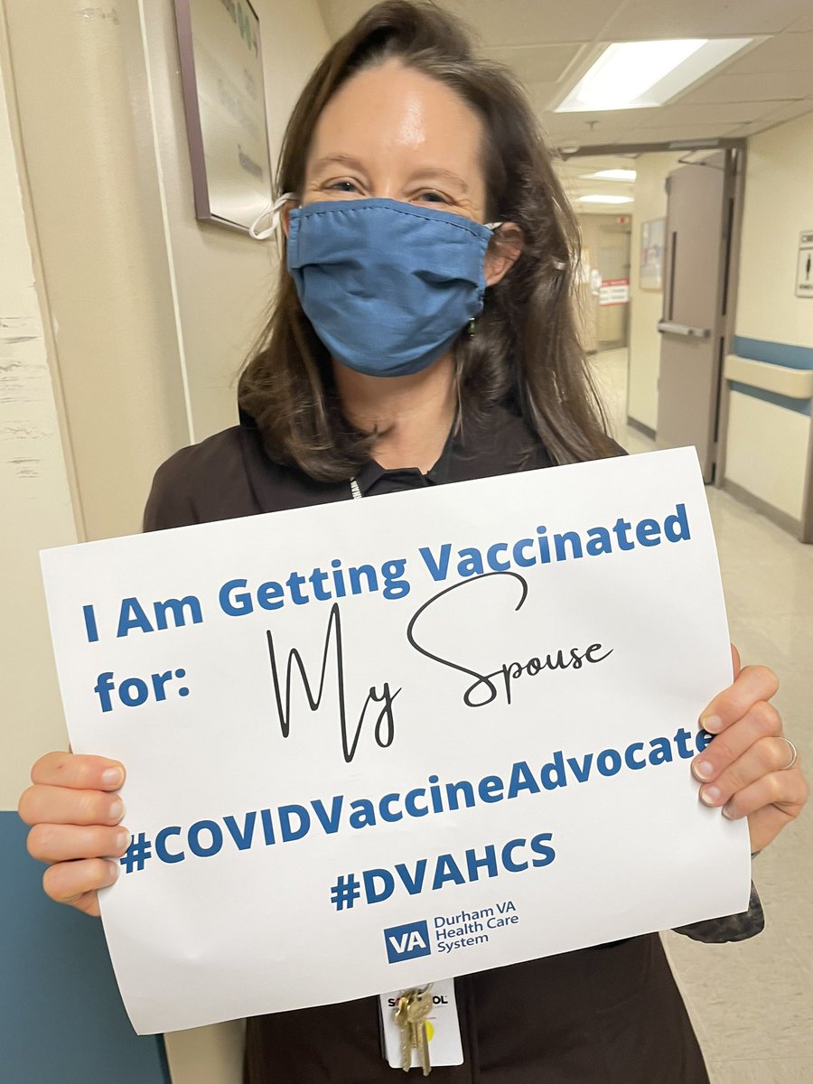 Grateful for science and frontline healthcare providers (especially the one I live with) #DVAHCS #DurhamADAPT #COVIDVaccineAdvocate