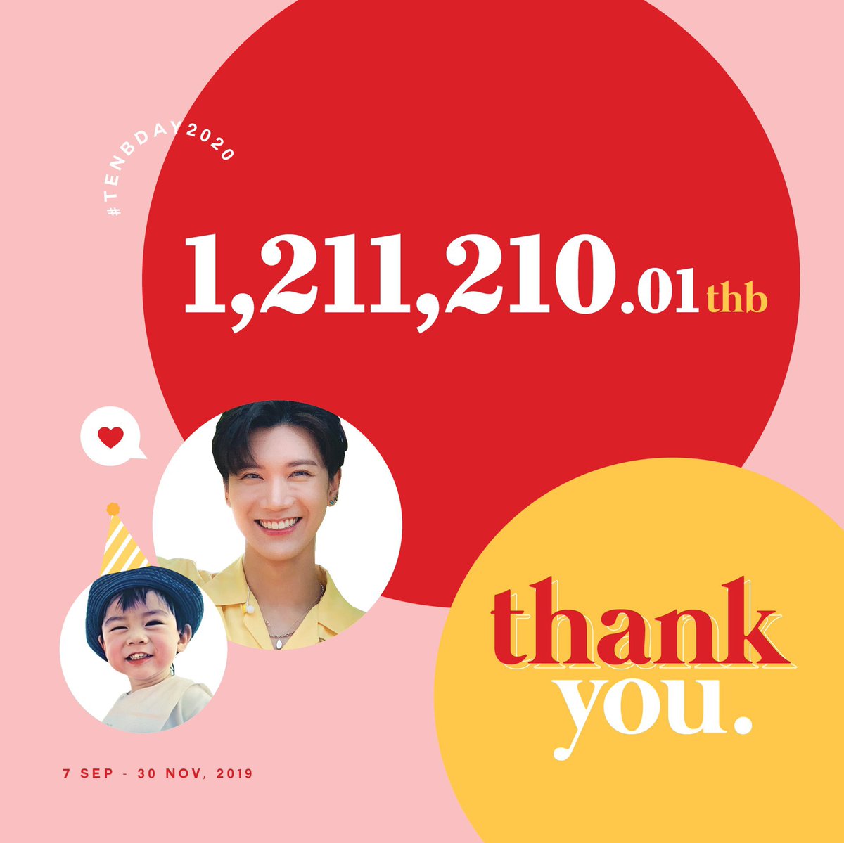 qinqinbabe's tweet photo. เติบโตขึ้นทุกปีเลย💙🧡 ดีใจที่ยังมีคนรักและทุ่มเทให้น้องมากมายขนาดนี้ ขอบคุณทุกๆคนเลยน้า อยู่ด้วยกันไปแบบนี้เรื่อยๆเลยเนอะ🥺 #TEN_BDAY2021 https://t.co/2FOBSCJlre