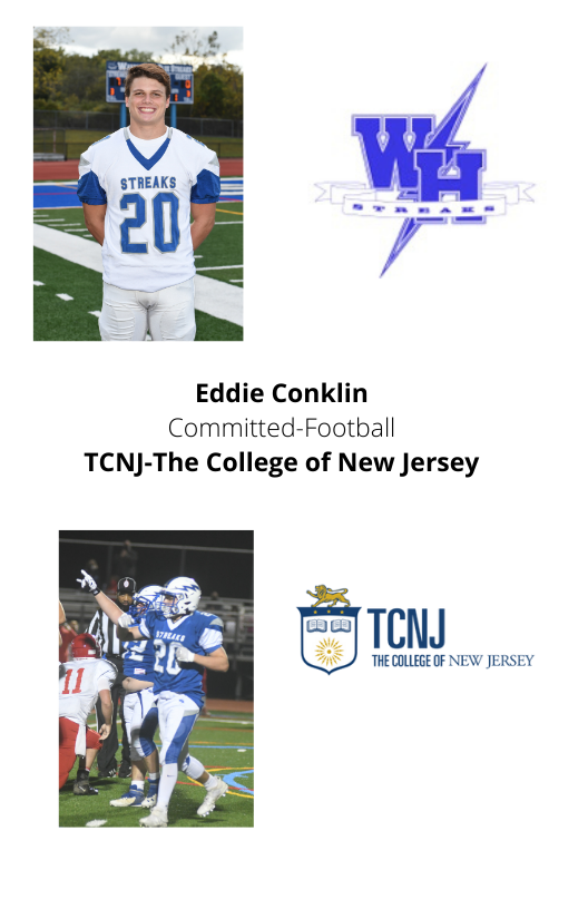 Congrats Eddie!!! Looking forward to what you will do for the future...Best Wishes!!! Thank you for being a great leader for our football team this year. 

Go Streaks!!!
