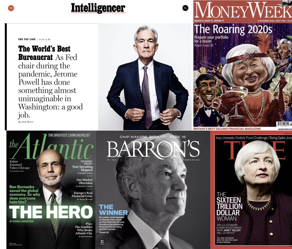 But hey, winners, heroes, roaring 2020s and best bureaucrat glory covers. That's what the media portrays while these people orchestrate and induce ever widening inequality with their policies and then lie unchallenged about their role in all this.