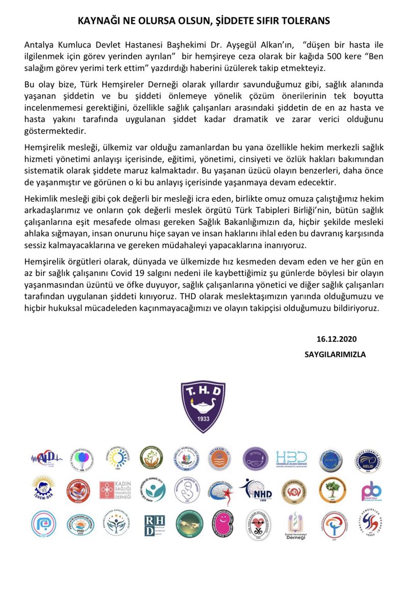 thdizmir's tweet photo. Kaynağı ne olursa olsun ŞİDDETE SIFIR TOLERANS 
#Şiddete500kereHayır https://t.co/cZVx6591Mw