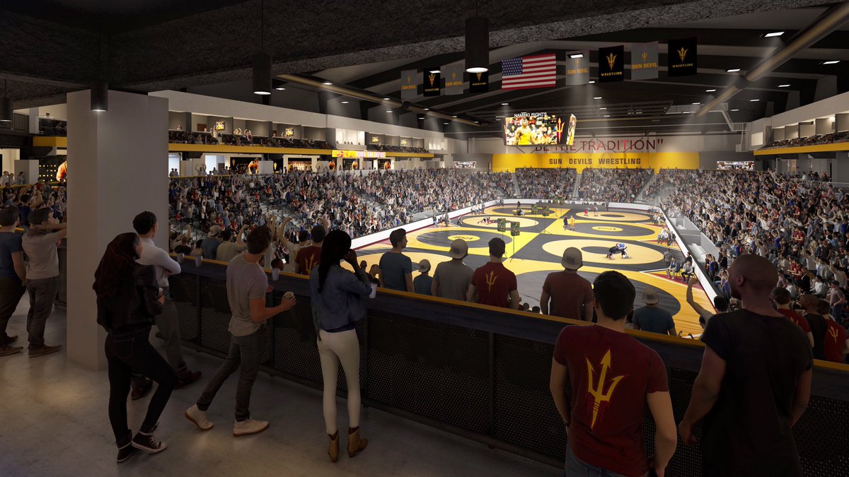 We are thrilled that construction has commenced on ASU's new Multi-Purpose Arena! We can’t wait to be in our new home wrestling!🔱🤼‍♂️ #ForksUp 

👀👉 bit.ly/3nrQ7ur