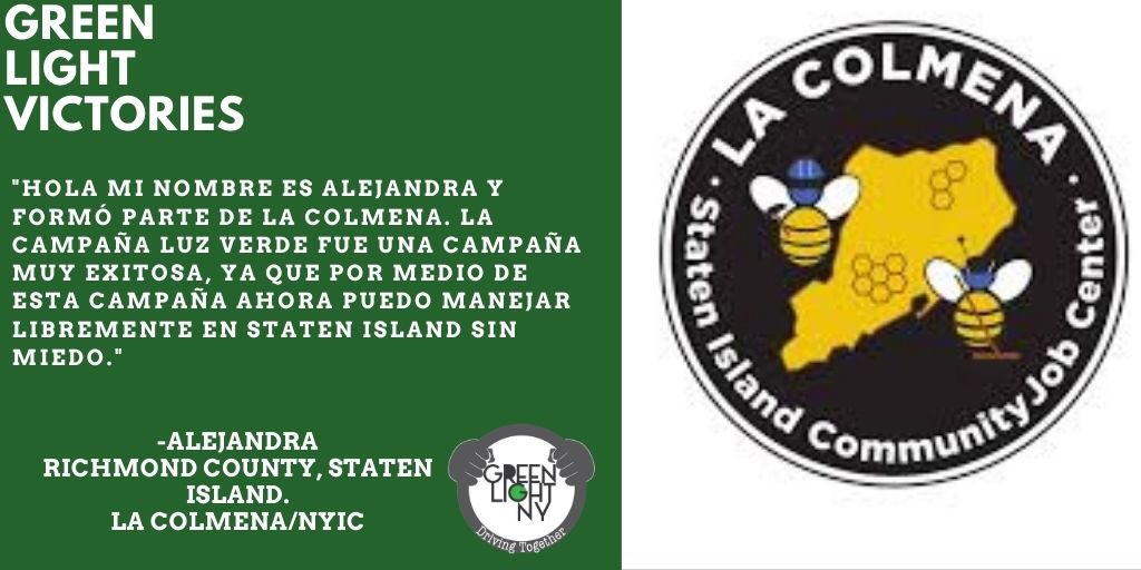 Words from/Palabras de:
Alejandra of <a href="/LaColmenaNYC/">La Colmena 🐝 aka The Beehive</a>

#GreenLightAnniversary #GreenLightNY #GreenLightVictories