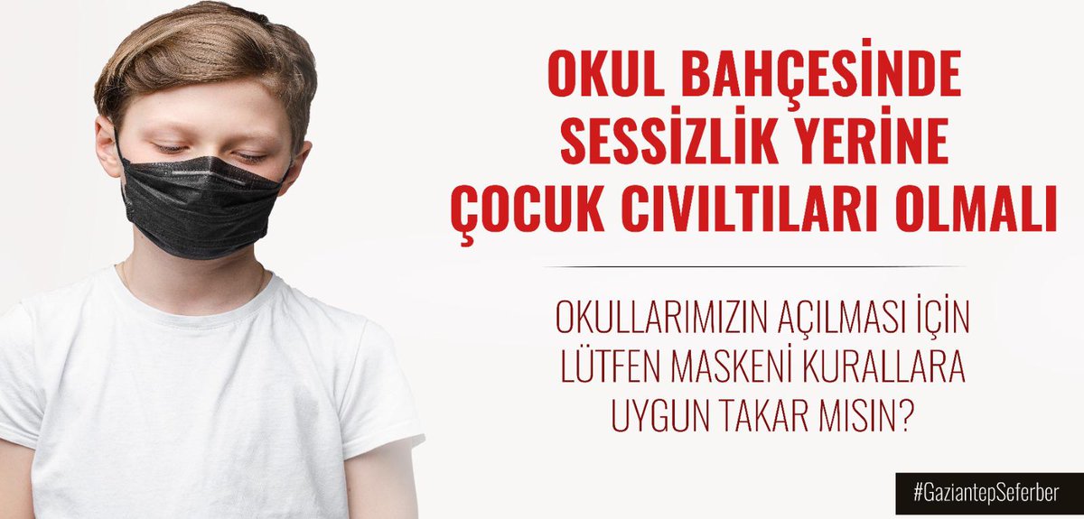 Çözüm TMM
Temizlik
Maske
Mesafe
#GaziantepSeferber