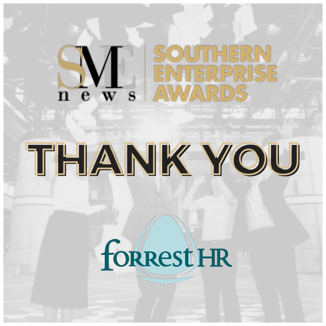 A huge thank you to Southern Enterprise! 😀
We received an award for Best Emerging HR Consultancy Firm 2020 &amp; Female Entrepreneur of the Year 2020: Sophie Forrest. 
.
#forresthr