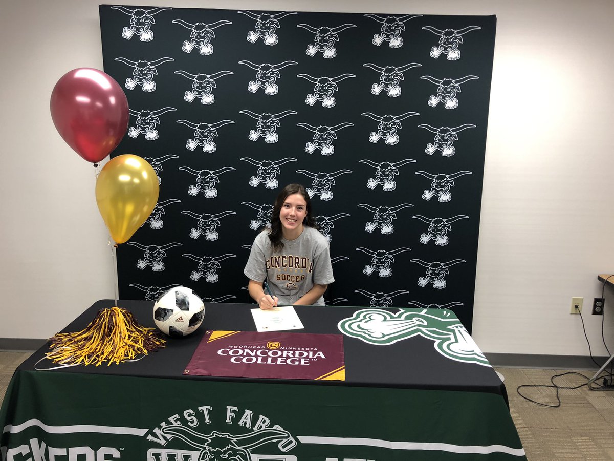Pretty special day for my daughter Emily and our family as she has committed to play soccer and attend <a href="/Concordia_MN/">Concordia College</a> So proud of all her hard work. #GoCobbers