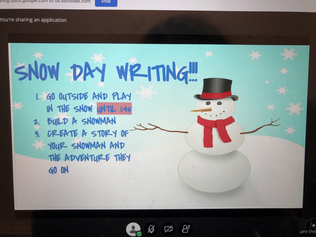 BMP_MsLeace's tweet photo. No snow day? No problem. We are bringing the snow day to us in 5th grade! #virtualsnowday #funinthesnow @LakeAnneES https://t.co/VEIs71No4X