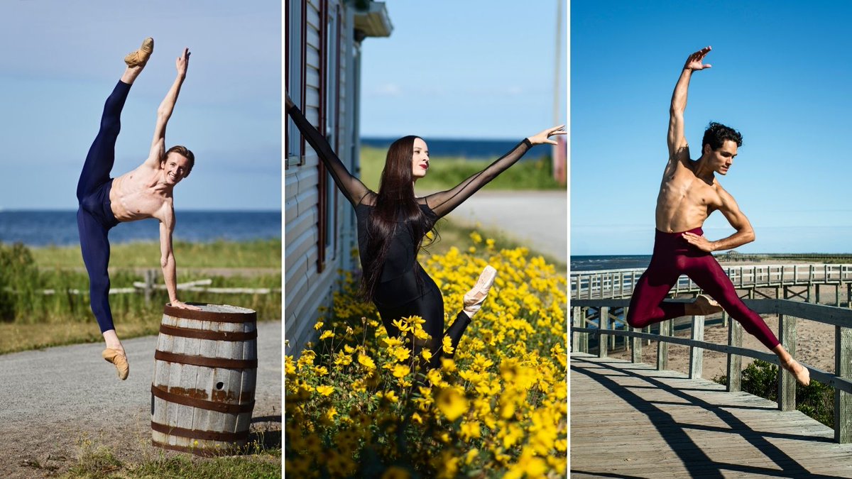 #beauty #art #strength #graceful #magnificent… if we tried, we could surely find a 1,000 words to describe these beautiful photos! Our wonderful dancers taking a step outside the studio in #NewBrunswick last summer. Credit: @denisduquette